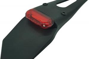 Portatarga con faro posizione per Motocross Enduro