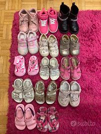 Scarpine ciabatte stivaletti bimba