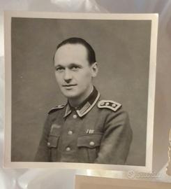 Wehrmacht WW2 Heer Foto WH SS Divisa Uniforme LW