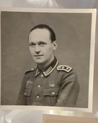 Wehrmacht WW2 Heer Foto WH SS Divisa Uniforme LW