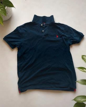 Polo Blu Uomo U.S. Polo Assn. Taglia L