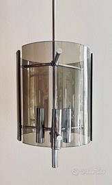 Lampadario Albani Milano – Space Age – Vetro Fumè 
