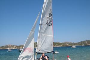 Deriva skiff Laser 4000 in Gallura