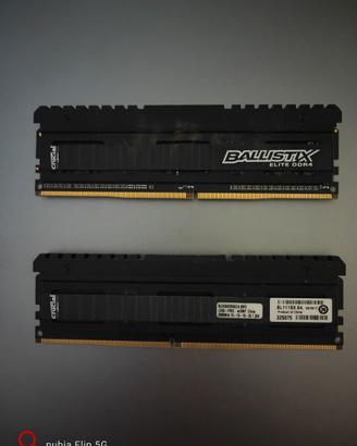DDR4 Crucial Ballistix Elite 2X4GB