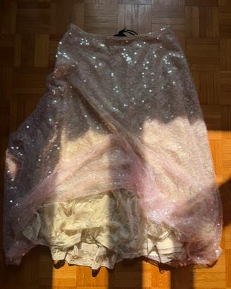 Gonna zara con paillettes nuova