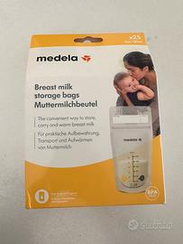 Sacchetti Medela 25 pz nuovi sigillati