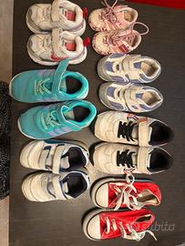 Scarpe ginnastica e stringate
