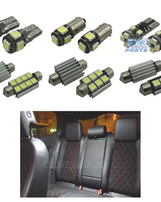 KIT 13 LAMPADE LED INTERNE PER SEAT LEON MK1 1 M 1