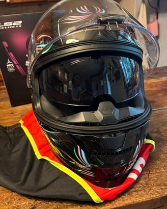 Casco moto LS2 Vector II Tropical FF811-Taglia S