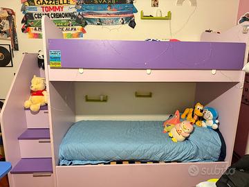 Letto a castello cameretta bimbe