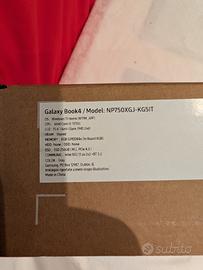 SAMSUNG GALAXY BOOK 4, COMPLETAMENTE NUOVO