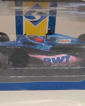 modellino Alpine F1 Team A523 Monaco GP 2023