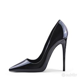 Décolleté Donna Tacco Spillo 12cm Nero EU 37 NUOVE
