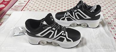 Scarpe con rotelle per pattinare
