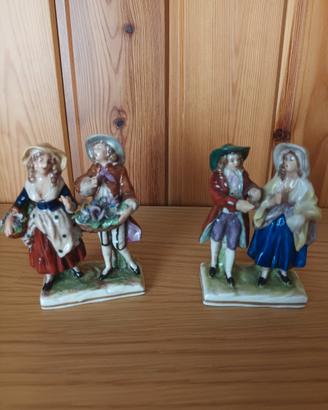 coppia in ceramica  di Capodimonte 