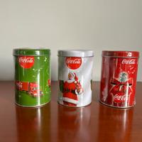 3 barattoli Coca Cola a tema natalizio