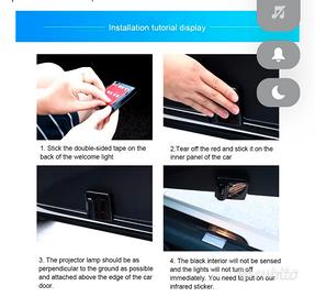 luce di cortesia portiera 