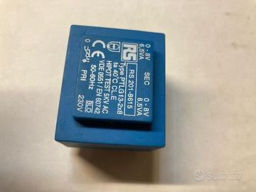 Trasformatore di sicurezza 8+8V 13VA marca block