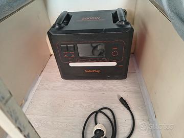 Power station 2500w e pannello solare 200w
