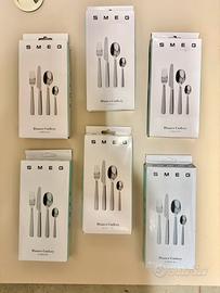 Set posate per 6 persone SMEG: 24 pezzi totali
