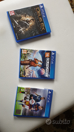 3 videogiochi per playstation 4 nuovi