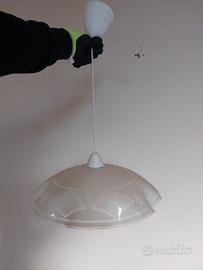 Lampadario in vetro
