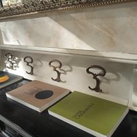 attaccapanni con 4 ganci in ferro