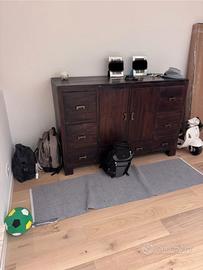 Mobile Consolle in Teak