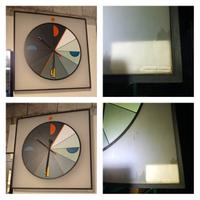 Orologio parete Morphos anni '80  Kurt B. Delbanco