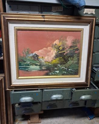 quadri olio su tela de nitti 