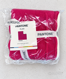 coperta plaid Pantone color magenta