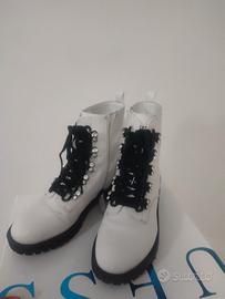 Scarpe in pelle Guess bianche