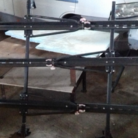 Portabici adattato su portapacchi