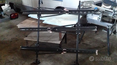 Portabici adattato su portapacchi