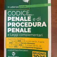 Codice penale e di procedura penale 2025