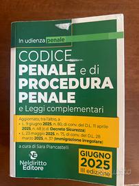 Codice penale e di procedura penale 2025