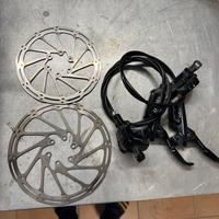 COPPIA DI FRENI A DISCO SRAM LEVEL TL E Dischi