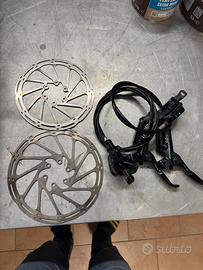 COPPIA DI FRENI A DISCO SRAM LEVEL TL E Dischi