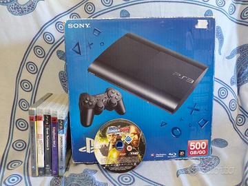 ps3 + giochi boxata + telecamera + accessori