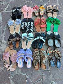 scarpe usate e nuove
