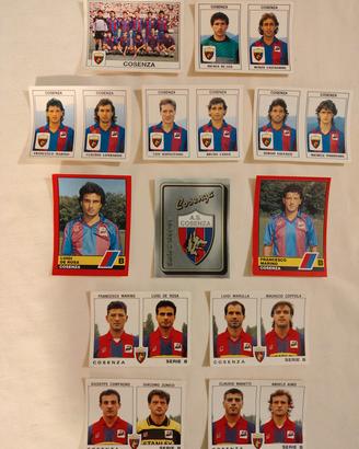 Lotto figurine calciatori Cosenza con Marulla