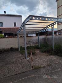 tettoia ZINCATA
