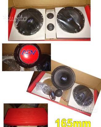 Kit a due vie da 100/130/165mm con tw e xover