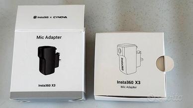 Insta 360 x3 adattatore per microfono esterno