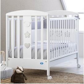 Lettino per bambini in Legno con Cassettone bianco