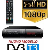 DECODER DIGITALE TERRESTRE DVB-T3 TV SCART HDMI 