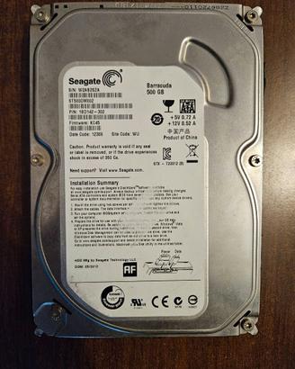 Hard Disk 3.5 500GB Seagate Barracuda