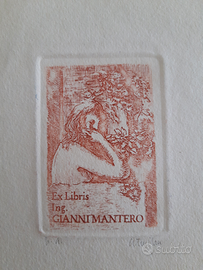 Ex libris Incisione calcografica -Gianni Trevisan