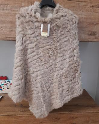 Poncho donna in pelliccia Conbipel Nuovo