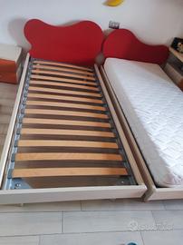 letti singoli e materassi